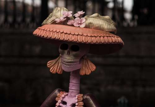 Day Of The Dead Skeleton Figurine Photo