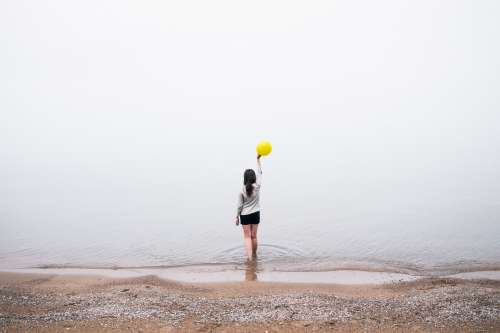 Dreamy Beach Landscape Photo