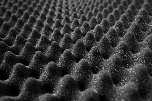 Egg Carton Foam For Soundproofing Studio Photo