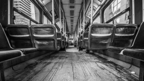 Empty Streetcar Ttc Photo