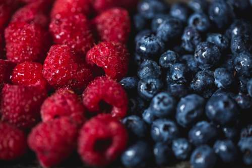 Fresh Berries Close Up Texture Photo