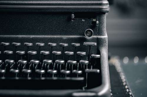 Heavy Antique Typewriter Photo
