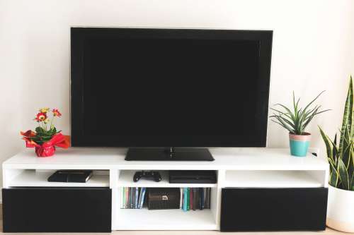 Home Tv Stand Shelves Photo