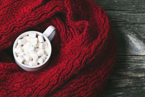 Hot Chocolate With Marshmallows Photo