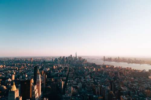 Long View Of New York City Photo