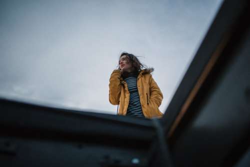 Looking Up At Rooftopper Photo