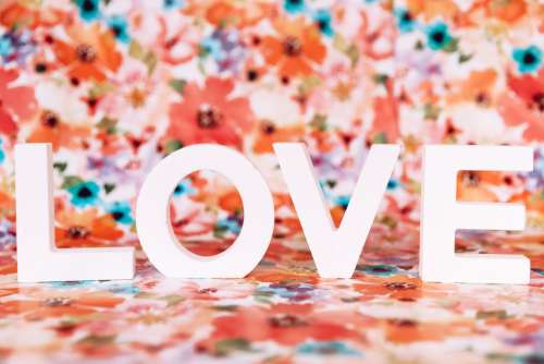 Love Letters In Florals Photo