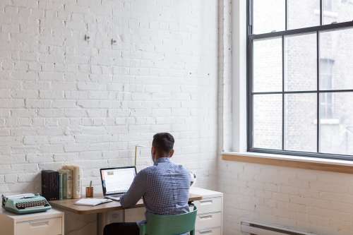 Man Working At Startup Photo