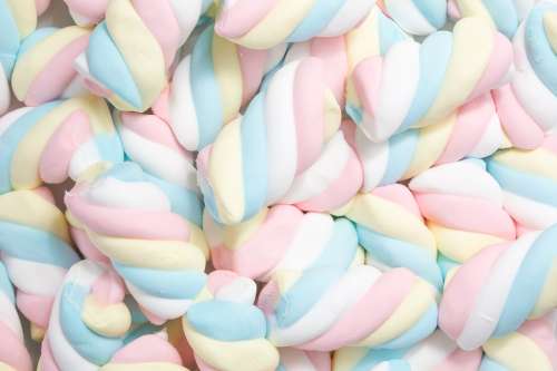 Marshmallow Candy Texture Photo