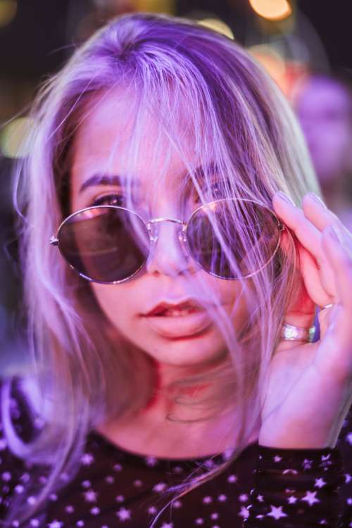 Modeling Sunglasses Photo