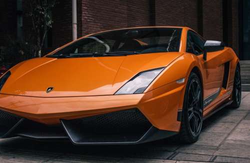 Orange Lamborghini Photo