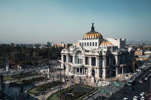 Palacio De Bellas Artes Wide Shot Photo