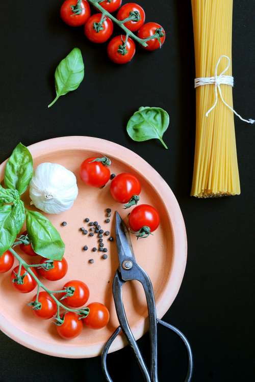 Pasta Cooking Kitchen Prep Photo