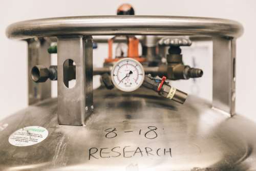 Research Lab Pressure Guage Photo