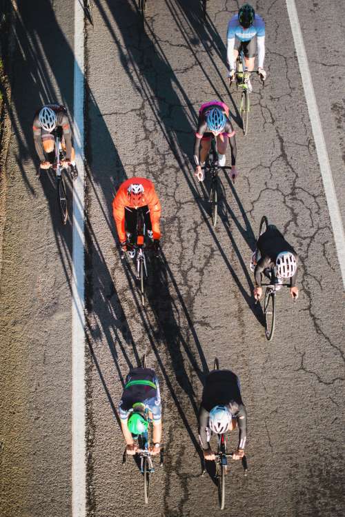 Road Race From Above Photo
