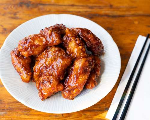 Saucy Honey Garlic Wings Photo