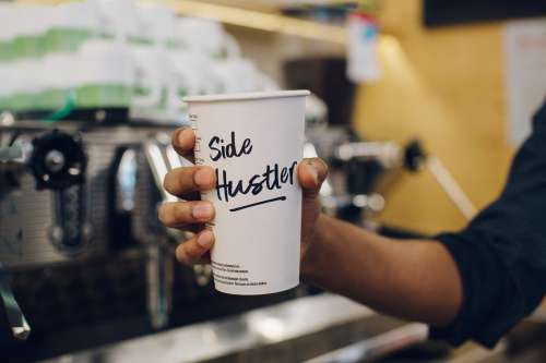 Side Hustler Coffee Cup Photo