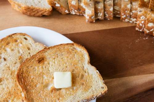 Slice Of Bread Toasted Photo