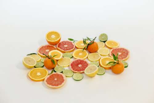 Sliced Citrus Fruits Photo