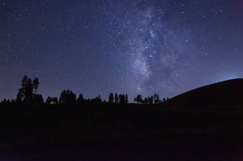 Starry Nigh Sky Shows Off Galaxy Photo