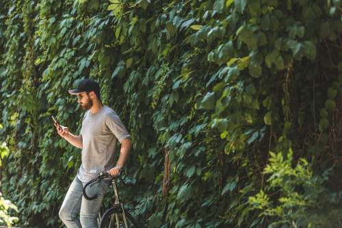 Stylish Man Outdoors Photo