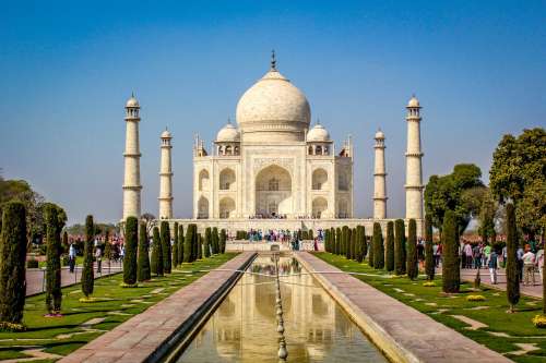 Taj Mahal Rajasthan India Photo