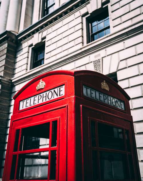 Telephone Booth In London England Photo