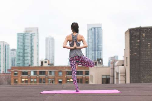 Vrkasana Balance Yoga Photo