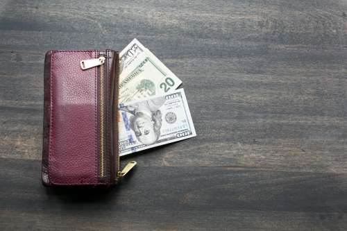 Wallet & Cash Photo