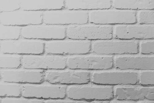 White Brick Interior Wall Texture Photo