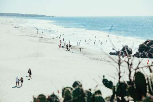 White Sand Beach From Photo