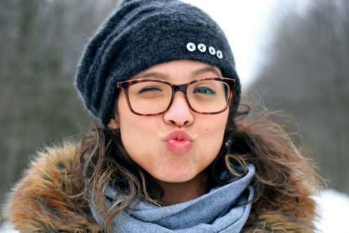 Winter Fashion With A Wink Photo