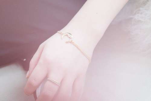 Woman's Hand With Charm Bracelet Photo