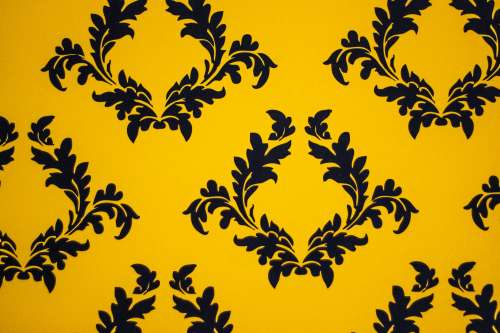 Yellow Regal Filagree Pattern Photo