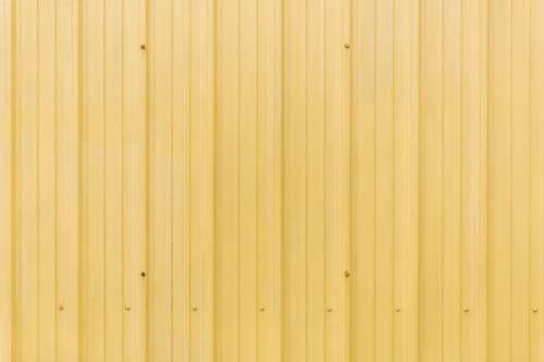 Yellow Tin Roof Texture Photo