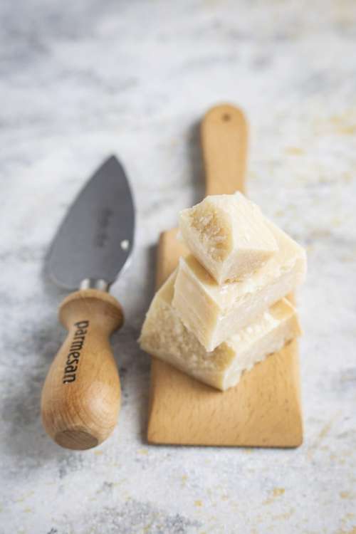 Parmesan cheese close up