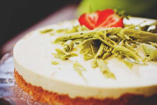 Lime cheesecake