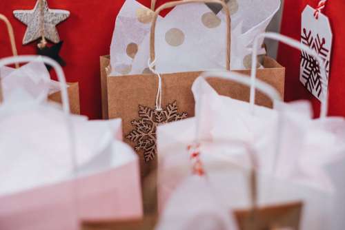 Christmas gifts in bags 3