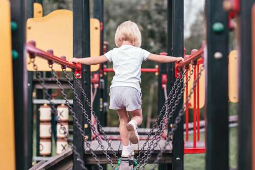 Girl at the playground