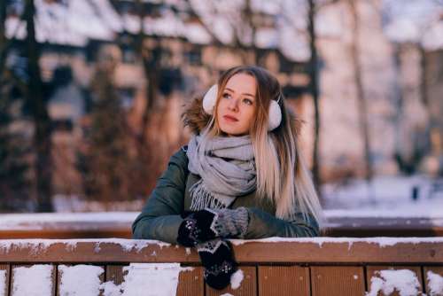 A girl winter portrait 4