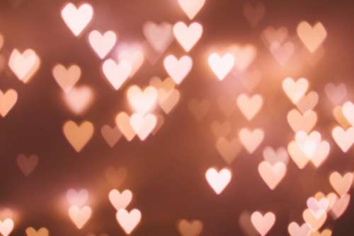 Heart shaped bokeh 5