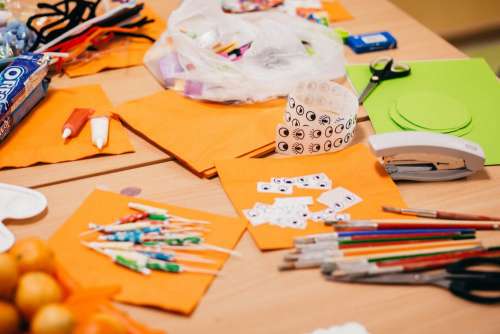 Preschool Halloween table 2