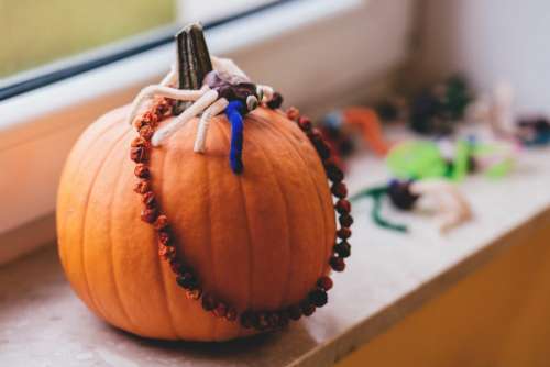 Preschool pumpkin decoration