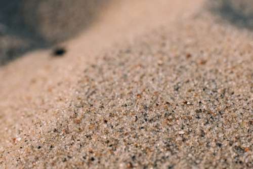Sea beach sand closeup