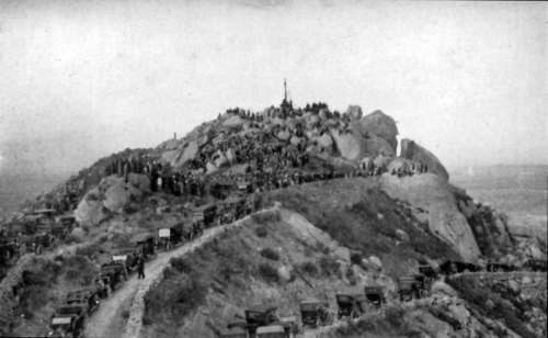 1913 Mount Rubidoux Easter Sunrise Services in Riverside, California free photo