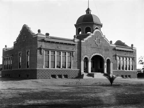 Anaheim High School around 1900 free photo