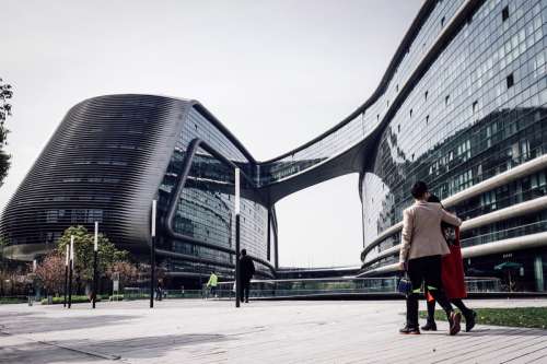 Architecture and buildings in Shanghai, China free photo