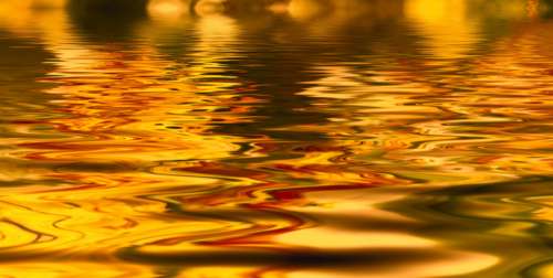 Background of Golden Water free photo