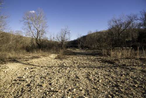 Banks of the Current River at Echo Bluff State Park, Missouri free photo