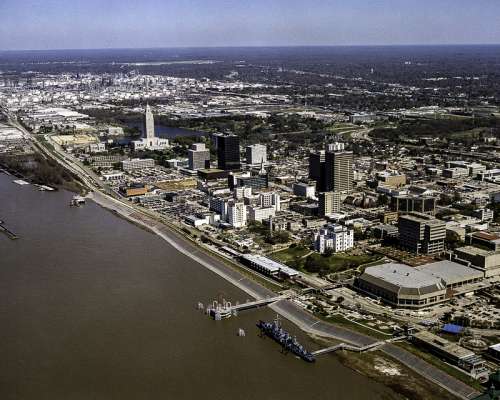 Baton Rouge waterfront landscape, Louisiana free photo